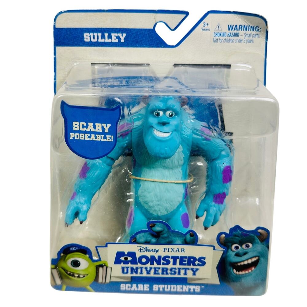 Monsters University Scare Student Sulley Action Figure‎ Spin Master Disney Pixar